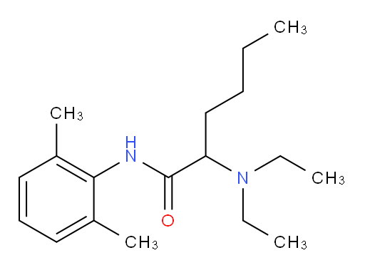 2-(diethylamino)-N-(2,6-dimethylphenyl)hexanamide