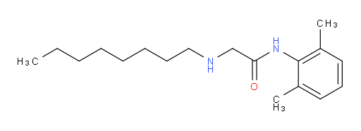 N-(2,6-dimethylphenyl)-2-(octylamino)acetamide