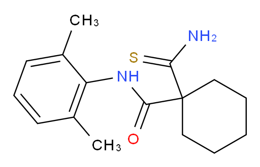 1-carbamothioyl-N-(2,6-dimethylphenyl)cyclohexanecarboxamide