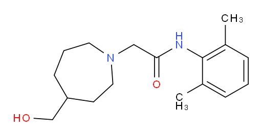 N-(2,6-dimethylphenyl)-2-(4-(hydroxymethyl)azepan-1-yl)acetamide