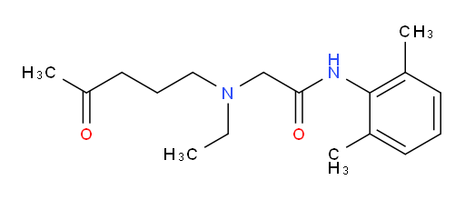 N-(2,6-dimethylphenyl)-2-(ethyl(4-oxopentyl)amino)acetamide
