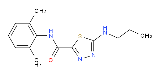 N-(2,6-dimethylphenyl)-5-(propylamino)-1,3,4-thiadiazole-2-carboxamide