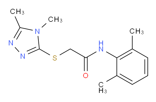 2-((4,5-dimethyl-4H-1,2,4-triazol-3-yl)thio)-N-(2,6-dimethylphenyl)acetamide