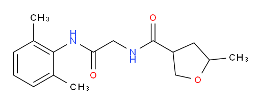 N-(2-((2,6-dimethylphenyl)amino)-2-oxoethyl)-5-methyltetrahydrofuran-3-carboxamide