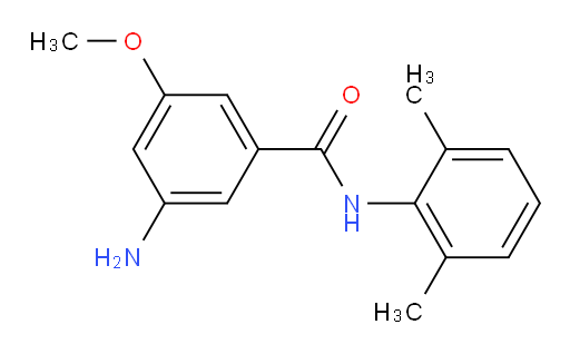 3-amino-N-(2,6-dimethylphenyl)-5-methoxybenzamide