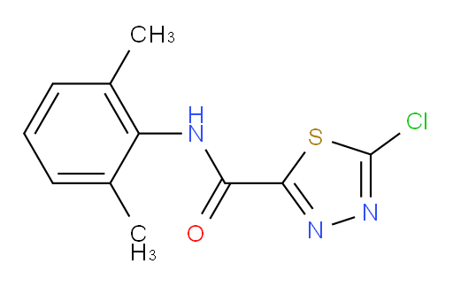 5-chloro-N-(2,6-dimethylphenyl)-1,3,4-thiadiazole-2-carboxamide