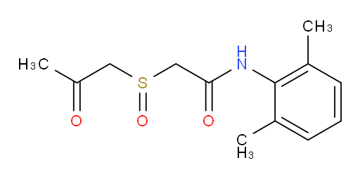 N-(2,6-dimethylphenyl)-2-((2-oxopropyl)sulfinyl)acetamide