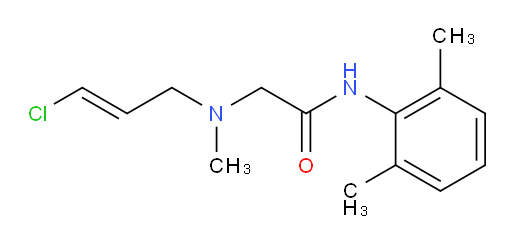 (E)-2-((3-chloroallyl)(methyl)amino)-N-(2,6-dimethylphenyl)acetamide