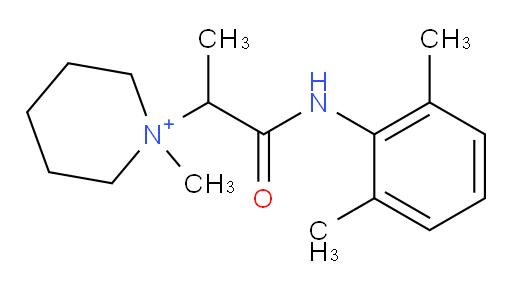 1-(1-((2,6-dimethylphenyl)amino)-1-oxopropan-2-yl)-1-methylpiperidin-1-ium