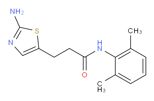 3-(2-aminothiazol-5-yl)-N-(2,6-dimethylphenyl)propanamide