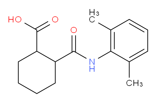 2-((2,6-dimethylphenyl)carbamoyl)cyclohexanecarboxylic acid