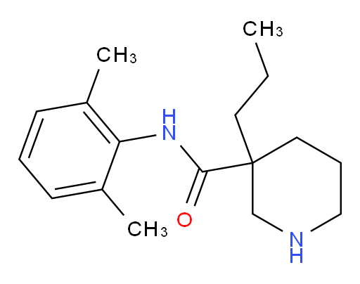 N-(2,6-dimethylphenyl)-3-propylpiperidine-3-carboxamide