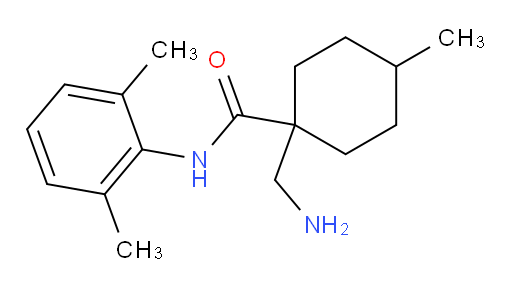 1-(aminomethyl)-N-(2,6-dimethylphenyl)-4-methylcyclohexanecarboxamide