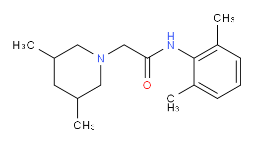 N-(2,6-dimethylphenyl)-2-(3,5-dimethylpiperidin-1-yl)acetamide