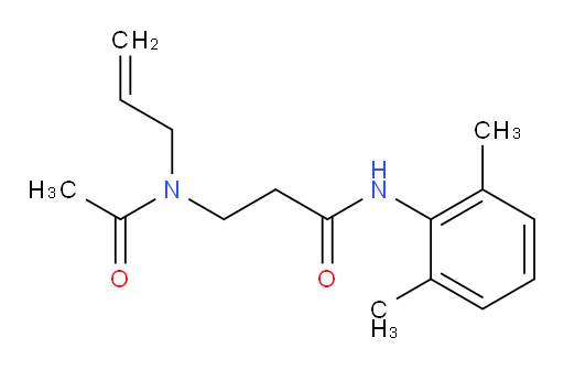 3-(N-allylacetamido)-N-(2,6-dimethylphenyl)propanamide
