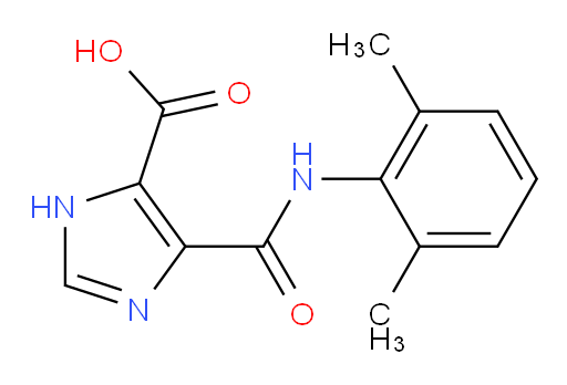 4-((2,6-dimethylphenyl)carbamoyl)-1H-imidazole-5-carboxylic acid