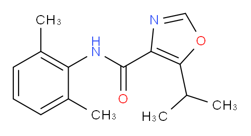 N-(2,6-dimethylphenyl)-5-isopropyloxazole-4-carboxamide
