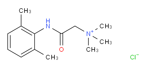 2-((2,6-dimethylphenyl)amino)-N,N,N-trimethyl-2-oxoethanaminium chloride