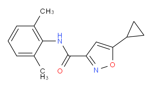 5-cyclopropyl-N-(2,6-dimethylphenyl)isoxazole-3-carboxamide