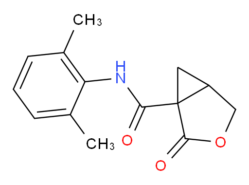 N-(2,6-dimethylphenyl)-2-oxo-3-oxabicyclo[3.1.0]hexane-1-carboxamide