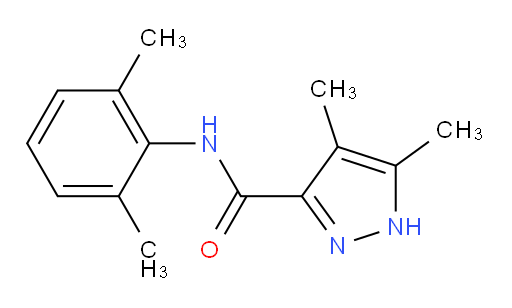 N-(2,6-dimethylphenyl)-4,5-dimethyl-1H-pyrazole-3-carboxamide