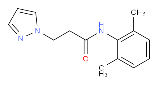 N-(2,6-dimethylphenyl)-3-(1H-pyrazol-1-yl)propanamide