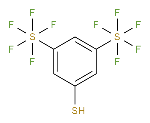3,5-di(pentafluoromercapto)benzenethiol