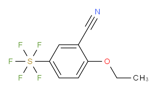 (3-Cyano-4-ethoxyphenyl)sulfur pentafluoride