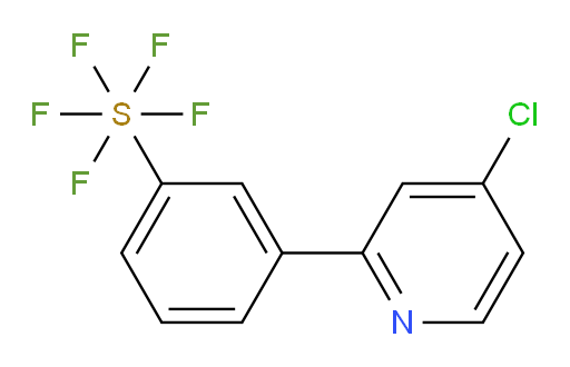 [3-(4-chloro-2-pyridinyl)phenyl]sulfur pentafluoride