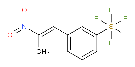 [3-(2-nitro-1-propen-1-yl)phenyl]sulfur pentafluoride