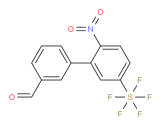 (3'-formyl-6-nitro-biphenyl-3-yl)sulfur pentafluoride