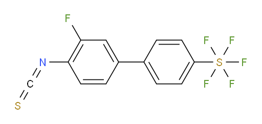 3'-fluoro-4'-isothiocyanato-biphenyl-4-ylsulfur pentafluoride
