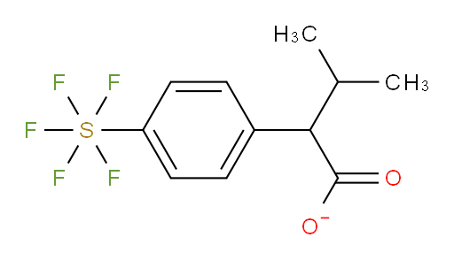 2-(4-(pentafluoromercapto)phenyl)-3-methylbutanoate