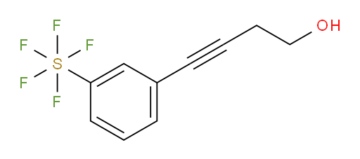 [3-(4-hydroxy-1-butyn-1-yl)phenyl]sulfur pentafluoride