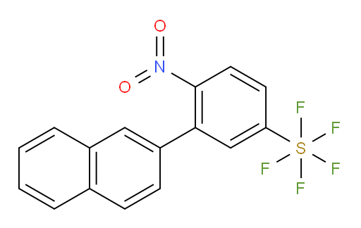 [3-(2-naphthalenyl)-4-nitrophenyl]sulfur pentafluoride