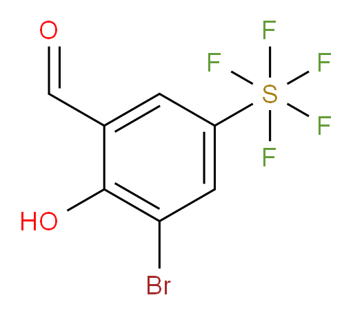 (3-Bromo-5-formyl-4-hydroxyphenyl)sulfur pentafluoride