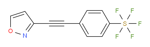 4-(isoxazol-3-ylethynyl)(pentafluoromercapto)benzene