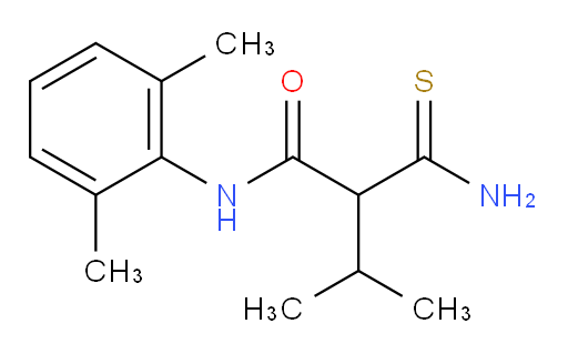 2-carbamothioyl-N-(2,6-dimethylphenyl)-3-methylbutanamide