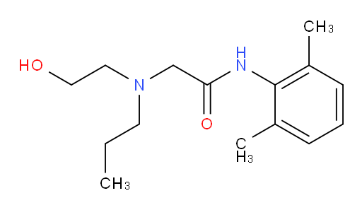 N-(2,6-dimethylphenyl)-2-((2-hydroxyethyl)(propyl)amino)acetamide