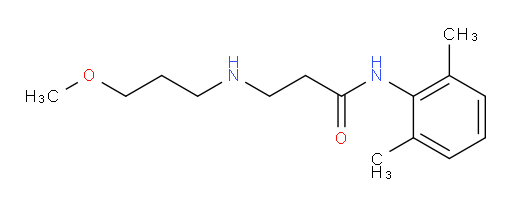 N-(2,6-dimethylphenyl)-3-((3-methoxypropyl)amino)propanamide