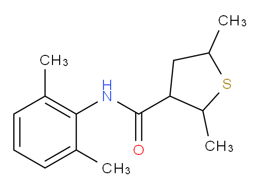N-(2,6-dimethylphenyl)-2,5-dimethyltetrahydrothiophene-3-carboxamide