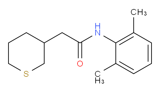 N-(2,6-dimethylphenyl)-2-(tetrahydro-2H-thiopyran-3-yl)acetamide