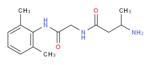3-amino-N-(2-((2,6-dimethylphenyl)amino)-2-oxoethyl)butanamide