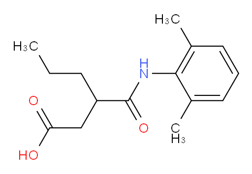 3-((2,6-dimethylphenyl)carbamoyl)hexanoic acid