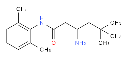 3-amino-N-(2,6-dimethylphenyl)-5,5-dimethylhexanamide