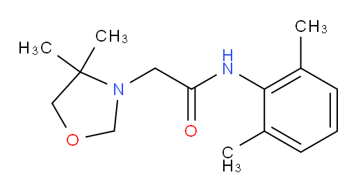 2-(4,4-dimethyloxazolidin-3-yl)-N-(2,6-dimethylphenyl)acetamide