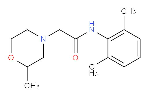 N-(2,6-dimethylphenyl)-2-(2-methylmorpholino)acetamide