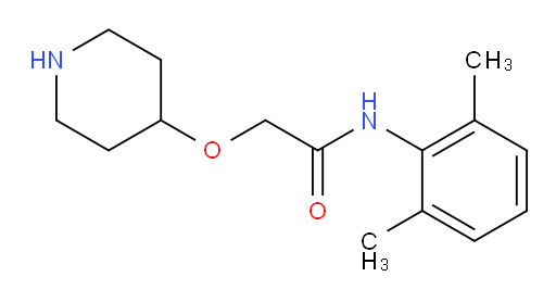 N-(2,6-dimethylphenyl)-2-(piperidin-4-yloxy)acetamide