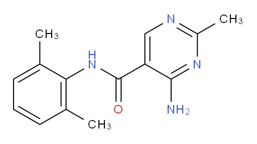 4-amino-N-(2,6-dimethylphenyl)-2-methylpyrimidine-5-carboxamide