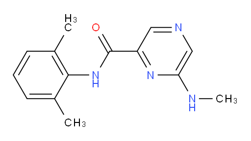 N-(2,6-dimethylphenyl)-6-(methylamino)pyrazine-2-carboxamide